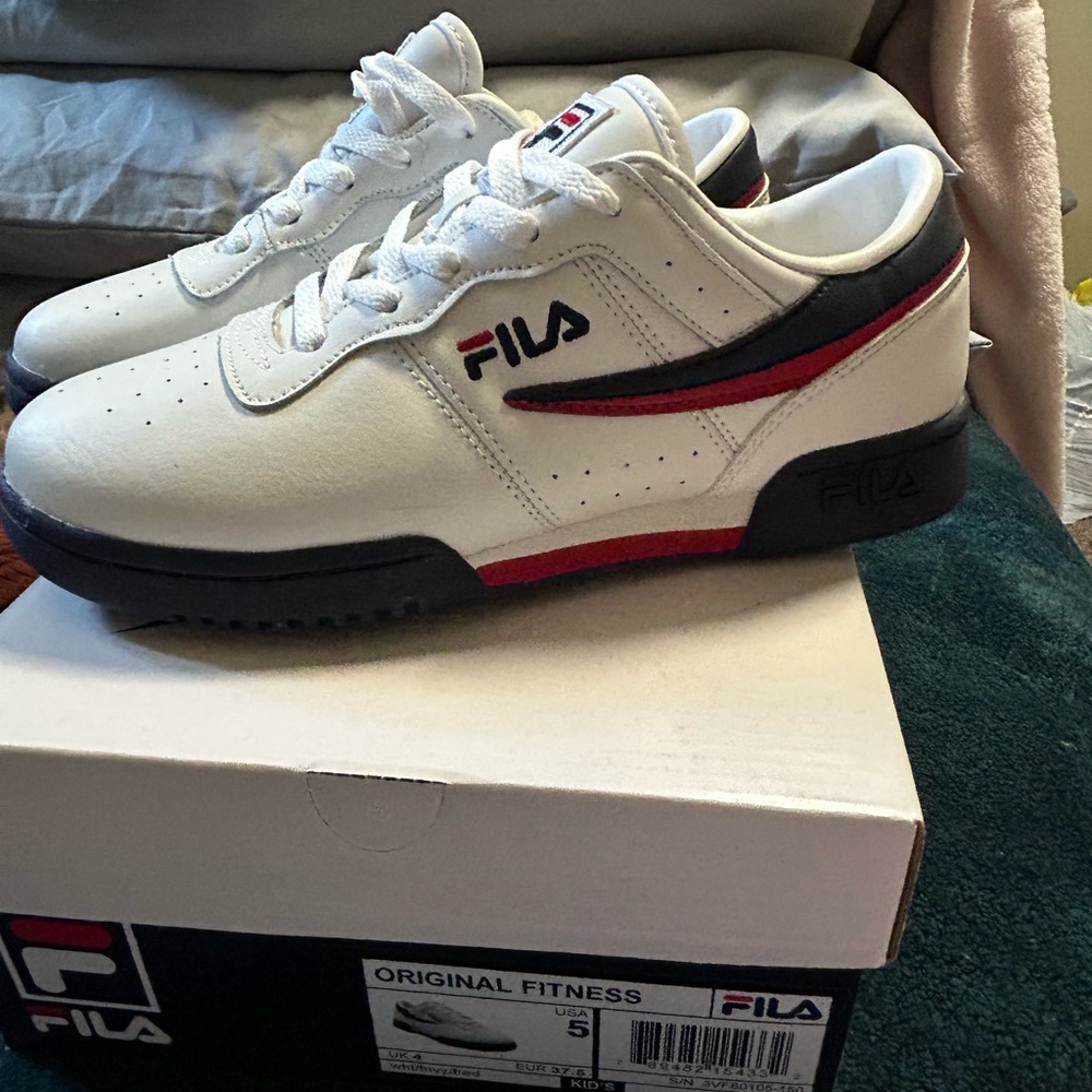 Fila kids  White and blue Sneakers
